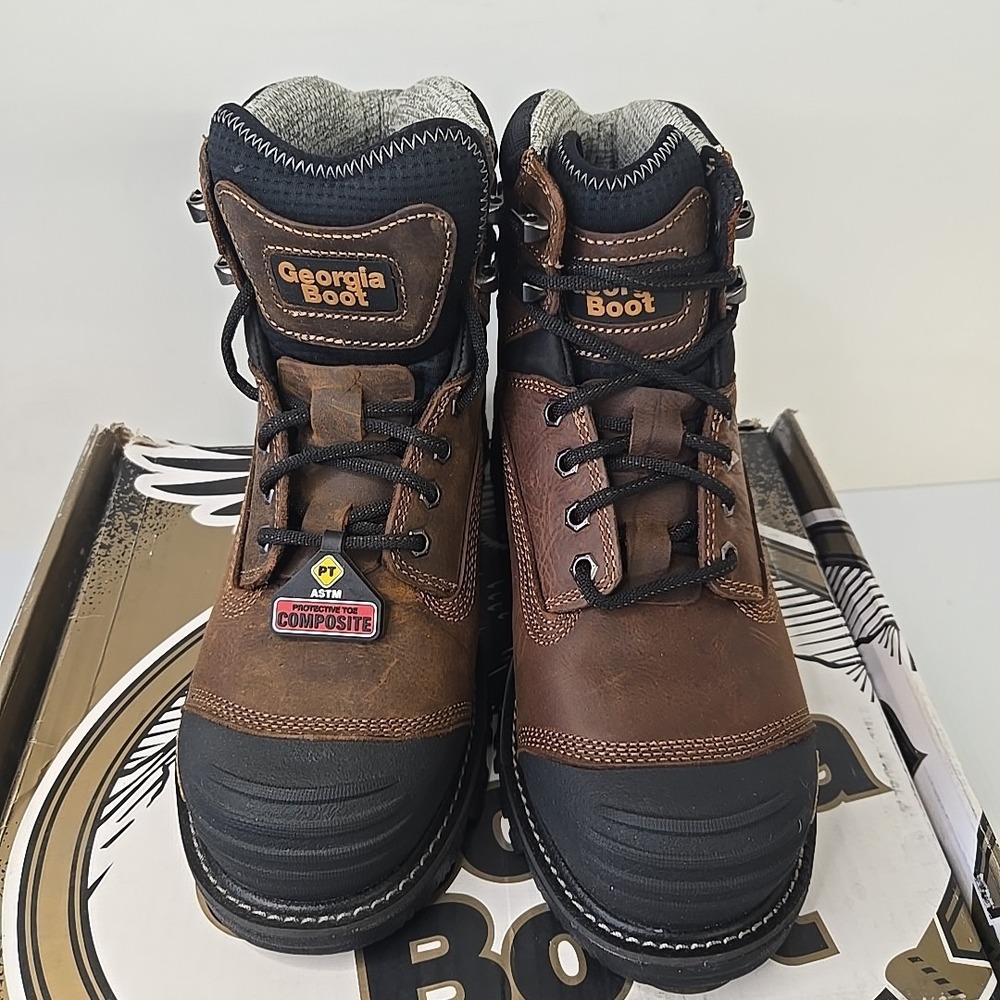 GEORGIA BOOT RUMBLER COMPOSITE TOE WATERPROOF WORK BOOTS GB00284 -‎ 11 M - Picture 2 of 5